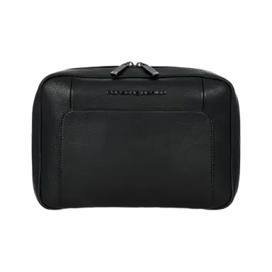 Porsche Design Porsche Design by Bric's Roadster L Black Leather Washbag by The Solist | Thumbnail 1 Porsche Design Porsche Design by Bric's Roadster L Black Leather Washbag by The Solist | Thumbnail 1