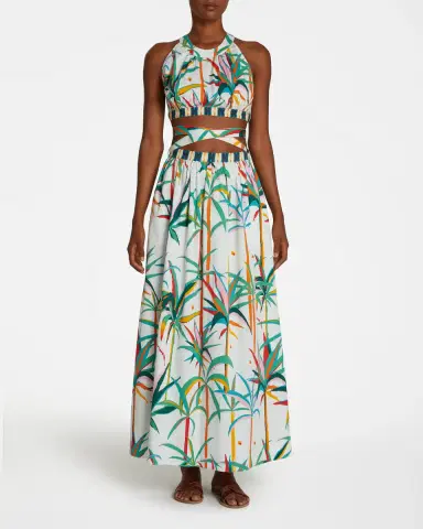 Emporio Sirenuse Alaia Dress in Tropical Sunset | Thumbnail 2 Emporio Sirenuse Alaia Dress in Tropical Sunset | Thumbnail 2