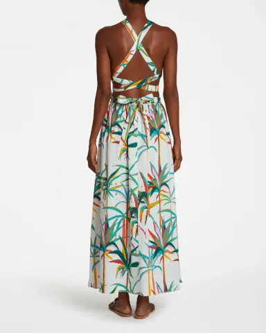 Emporio Sirenuse Alaia Dress in Tropical Sunset | Thumbnail 3 Emporio Sirenuse Alaia Dress in Tropical Sunset | Thumbnail 3
