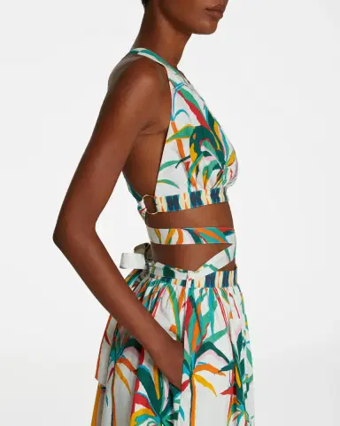 Emporio Sirenuse Alaia Dress in Tropical Sunset | Thumbnail 4 Emporio Sirenuse Alaia Dress in Tropical Sunset | Thumbnail 4