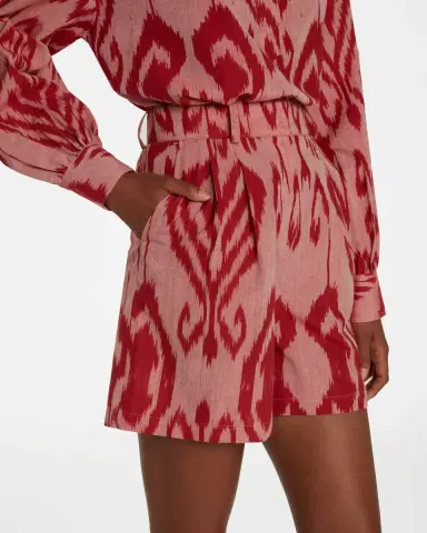 Emporio Sirenuse Beatrice Anatolian Ikat Shorts | Thumbnail 3 Emporio Sirenuse Beatrice Anatolian Ikat Shorts | Thumbnail 3