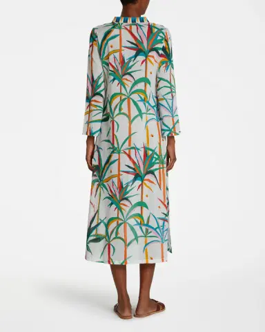 Emporio Sirenuse Giada Caftan in Tropical Sunset | Thumbnail 3 Emporio Sirenuse Giada Caftan in Tropical Sunset | Thumbnail 3
