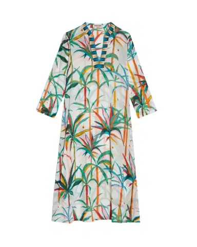 Emporio Sirenuse Giada Caftan in Tropical Sunset | Thumbnail 1 Emporio Sirenuse Giada Caftan in Tropical Sunset | Thumbnail 1