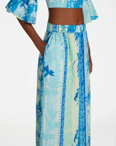 Emporio Sirenuse Jade Pants in Blue Blossom | Thumbnail 4 Emporio Sirenuse Jade Pants in Blue Blossom | Thumbnail 4
