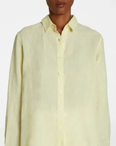 Emporio Sirenuse Light Wind Sparrow Shirt in Lime Linen | Thumbnail 4 Emporio Sirenuse Light Wind Sparrow Shirt in Lime Linen | Thumbnail 4