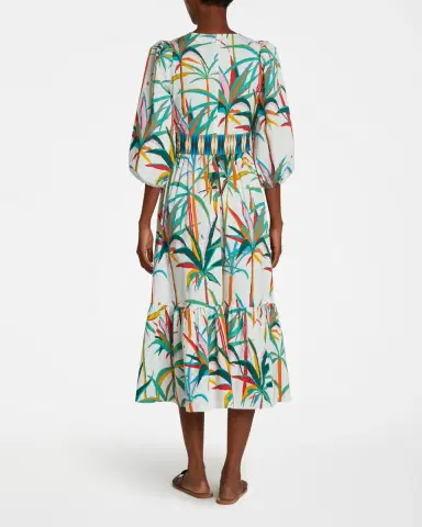 Emporio Sirenuse Loretta Dress in Tropical Sunset | Thumbnail 3 Emporio Sirenuse Loretta Dress in Tropical Sunset | Thumbnail 3