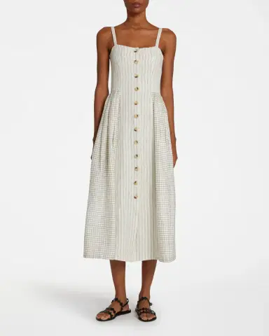 Emporio Sirenuse Sabina Checks & Stripes Dress | Thumbnail 2 Emporio Sirenuse Sabina Checks & Stripes Dress | Thumbnail 2