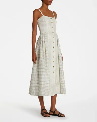Emporio Sirenuse Sabina Checks & Stripes Dress | Thumbnail 3 Emporio Sirenuse Sabina Checks & Stripes Dress | Thumbnail 3