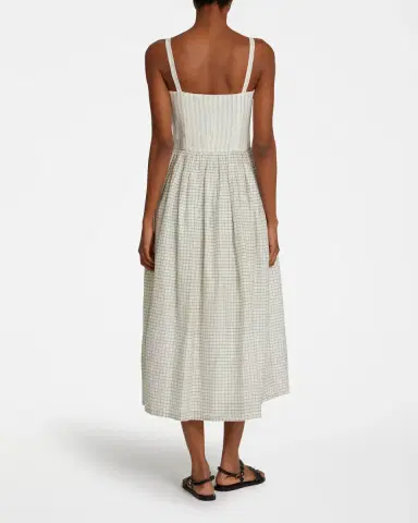 Emporio Sirenuse Sabina Checks & Stripes Dress | Thumbnail 4 Emporio Sirenuse Sabina Checks & Stripes Dress | Thumbnail 4