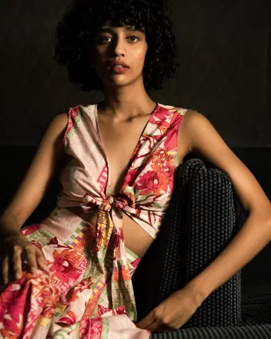Emporio Sirenuse Sonia Top in Pink Blossom | Thumbnail 2 Emporio Sirenuse Sonia Top in Pink Blossom | Thumbnail 2
