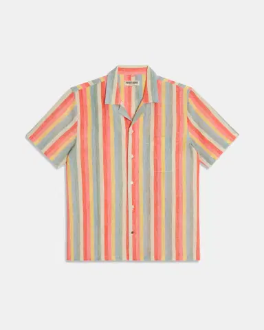 Emporio Sirenuse Surfs' up Linen Hawaiian Shirt | Thumbnail 4 Emporio Sirenuse Surfs' up Linen Hawaiian Shirt | Thumbnail 4