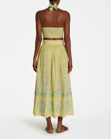 Emporio Sirenuse Suri Skirt with Amalfi Embroidery | Thumbnail 4 Emporio Sirenuse Suri Skirt with Amalfi Embroidery | Thumbnail 4