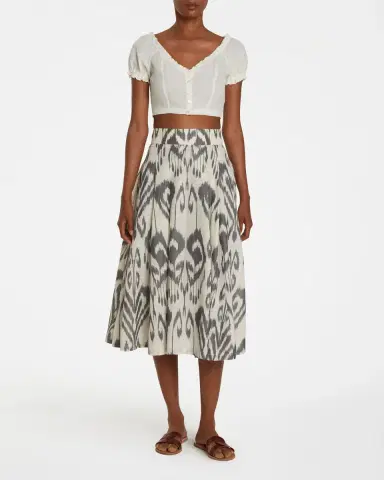 Emporio Sirenuse Teorica Anatolian Ikat Skirt | Thumbnail 2 Emporio Sirenuse Teorica Anatolian Ikat Skirt | Thumbnail 2