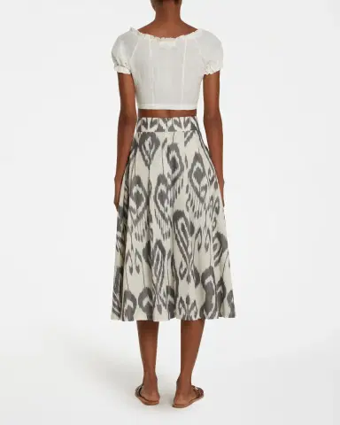 Emporio Sirenuse Teorica Anatolian Ikat Skirt | Thumbnail 3 Emporio Sirenuse Teorica Anatolian Ikat Skirt | Thumbnail 3