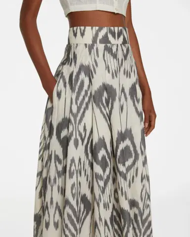 Emporio Sirenuse Teorica Anatolian Ikat Skirt | Thumbnail 4 Emporio Sirenuse Teorica Anatolian Ikat Skirt | Thumbnail 4