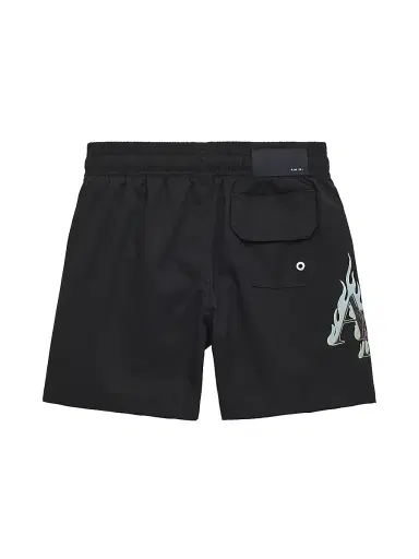AMIRI Little Boy's & Boy's Logo Flames Swim Trunks | Thumbnail 3 AMIRI Little Boy's & Boy's Logo Flames Swim Trunks | Thumbnail 3