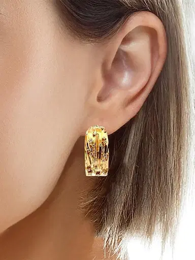 Hueb Women's Bahia 18K Yellow Gold & 0.28 TCW Hoop Earrings - Yellow Gold | Thumbnail 2 Hueb Women's Bahia 18K Yellow Gold & 0.28 TCW Hoop Earrings - Yellow Gold | Thumbnail 2