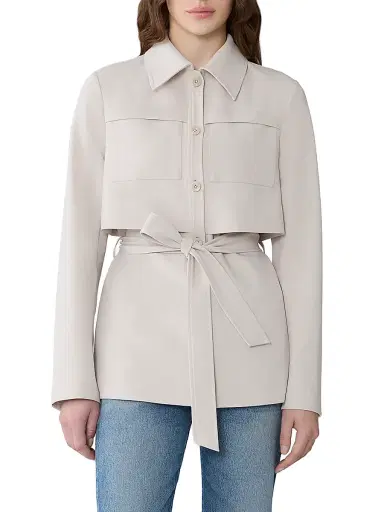 Soia & Kyo Women's Haisley Trench Jacket - Light Oak - Size Large | Thumbnail 3 Soia & Kyo Women's Haisley Trench Jacket - Light Oak - Size Large | Thumbnail 3