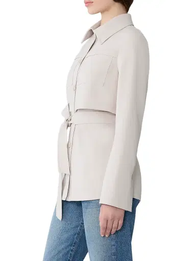 Soia & Kyo Women's Haisley Trench Jacket - Light Oak - Size Large | Thumbnail 4 Soia & Kyo Women's Haisley Trench Jacket - Light Oak - Size Large | Thumbnail 4