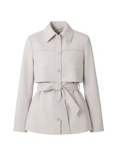 Soia & Kyo Women's Haisley Trench Jacket - Light Oak - Size Large | Thumbnail 1 Soia & Kyo Women's Haisley Trench Jacket - Light Oak - Size Large | Thumbnail 1
