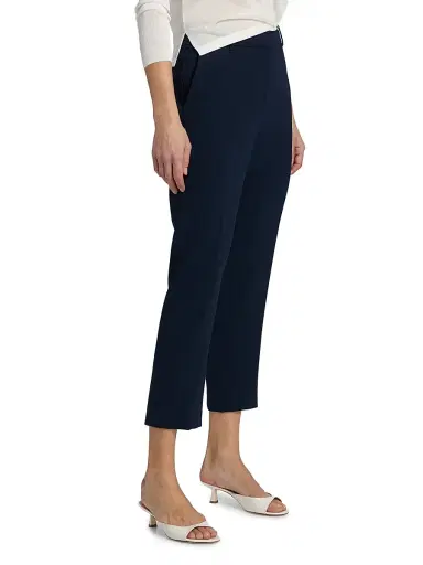 Kobi Halperin Women's Gloria Crepe Straight-Leg Pants - Navy - Size 16 | Thumbnail 4 Kobi Halperin Women's Gloria Crepe Straight-Leg Pants - Navy - Size 16 | Thumbnail 4