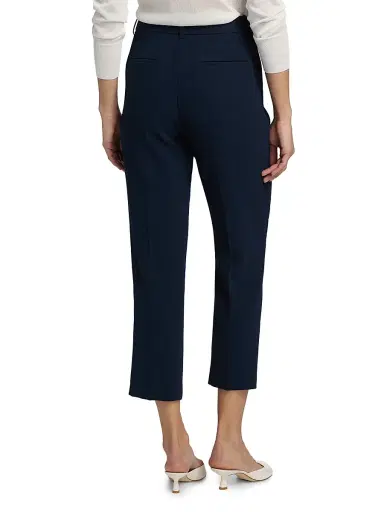 Kobi Halperin Women's Gloria Crepe Straight-Leg Pants - Navy - Size 16 | Thumbnail 5 Kobi Halperin Women's Gloria Crepe Straight-Leg Pants - Navy - Size 16 | Thumbnail 5