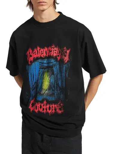 Balenciaga Men's Salon De Couture T-Shirt | Thumbnail 2 Balenciaga Men's Salon De Couture T-Shirt | Thumbnail 2