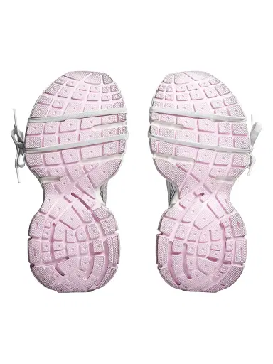 Balenciaga Women's 3XL Gel Clearsole Sneakers - White Pink Black | Thumbnail 3 Balenciaga Women's 3XL Gel Clearsole Sneakers - White Pink Black | Thumbnail 3
