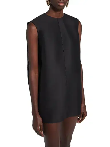 Balenciaga Women's Mini Cocoon Dress - Black - Size 6 | Thumbnail 2 Balenciaga Women's Mini Cocoon Dress - Black - Size 6 | Thumbnail 2