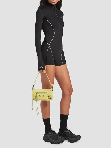 Balenciaga Women's Le City Pouch on Strap - Lemonade | Thumbnail 2 Balenciaga Women's Le City Pouch on Strap - Lemonade | Thumbnail 2