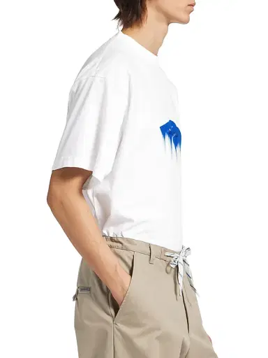 Balenciaga Men's Wet Brush Oversized T-Shirt - White - Size XXL | Thumbnail 3 Balenciaga Men's Wet Brush Oversized T-Shirt - White - Size XXL | Thumbnail 3