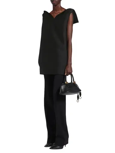 Balenciaga Women's Vareuse Dress - Black - Size 2 | Thumbnail 6 Balenciaga Women's Vareuse Dress - Black - Size 2 | Thumbnail 6