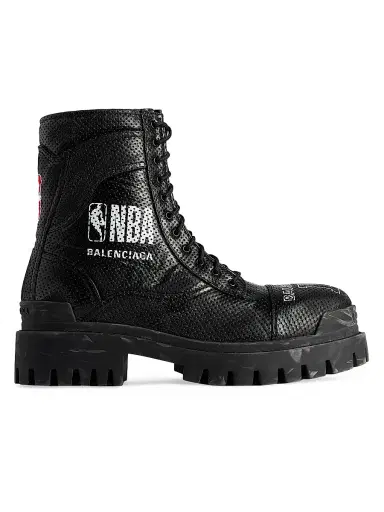 Balenciaga Men's x NBA Collaboration Combat Strike Boots - Black - Size 13 | Thumbnail 1 Balenciaga Men's x NBA Collaboration Combat Strike Boots - Black - Size 13 | Thumbnail 1