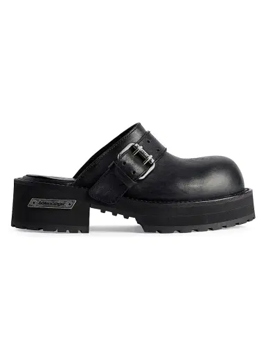 Balenciaga Women's Venom Mules - Black | Thumbnail 1 Balenciaga Women's Venom Mules - Black | Thumbnail 1