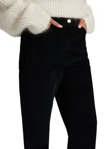 TOTEME Women's Straight Corduroy Trousers | Thumbnail 6 TOTEME Women's Straight Corduroy Trousers | Thumbnail 6