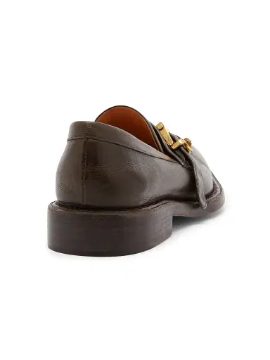 Versace Men's Medusa Buckle Leather Loafers - Ebano Gold - Size 13 | Thumbnail 3 Versace Men's Medusa Buckle Leather Loafers - Ebano Gold - Size 13 | Thumbnail 3