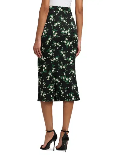 Dolce & Gabbana Women's Floral Silk-Blend Pencil Skirt - Rosell Bianca Fnero | Thumbnail 5 Dolce & Gabbana Women's Floral Silk-Blend Pencil Skirt - Rosell Bianca Fnero | Thumbnail 5