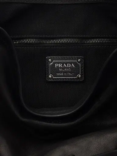 Prada Women's Route Leather Shoulder Bag - Black | Thumbnail 6 Prada Women's Route Leather Shoulder Bag - Black | Thumbnail 6