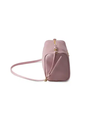 Prada Women's Satin Mini Shoulder Bag - Pink | Thumbnail 4 Prada Women's Satin Mini Shoulder Bag - Pink | Thumbnail 4