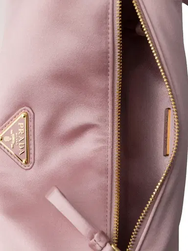 Prada Women's Satin Mini Shoulder Bag - Pink | Thumbnail 5 Prada Women's Satin Mini Shoulder Bag - Pink | Thumbnail 5