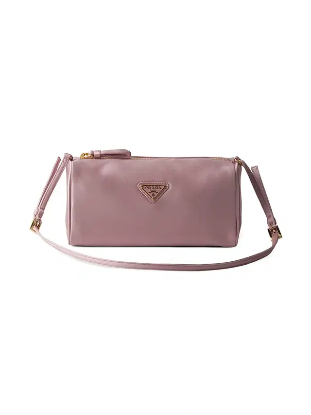 Women's Satin Mini Shoulder Bag - Pink Women's Satin Mini Shoulder Bag - Pink