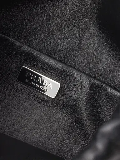 Prada Women's Wish Nappa Leather Pouch - Black | Thumbnail 6 Prada Women's Wish Nappa Leather Pouch - Black | Thumbnail 6