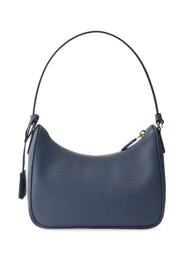 Prada Women's Re-Edition 2005 Saffiano Leather Mini Shoulder Bag - Blue | Thumbnail 3 Prada Women's Re-Edition 2005 Saffiano Leather Mini Shoulder Bag - Blue | Thumbnail 3