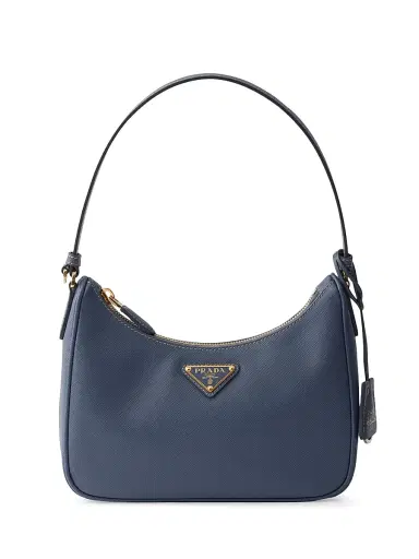 Prada Women's Re-Edition 2005 Saffiano Leather Mini Shoulder Bag - Blue | Thumbnail 1 Prada Women's Re-Edition 2005 Saffiano Leather Mini Shoulder Bag - Blue | Thumbnail 1