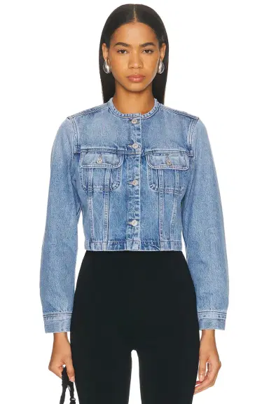Citizens of Humanity Devin Collarless Jacket | Thumbnail 3 Citizens of Humanity Devin Collarless Jacket | Thumbnail 3