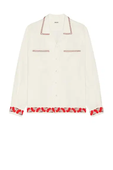 BODE Cherry Lane Beaded Shirt | Thumbnail 4 BODE Cherry Lane Beaded Shirt | Thumbnail 4