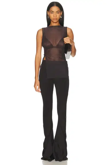 Jade Cropper Sheer Sleeveless Top | Thumbnail 7 Jade Cropper Sheer Sleeveless Top | Thumbnail 7