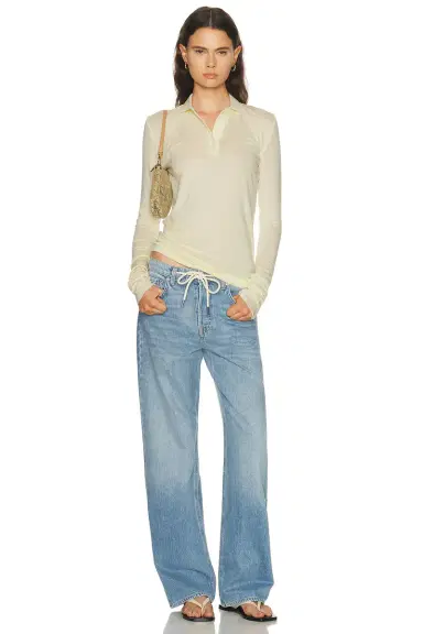 GRLFRND Bella Low Rise Boyfriend Drawstring | Thumbnail 7 GRLFRND Bella Low Rise Boyfriend Drawstring | Thumbnail 7