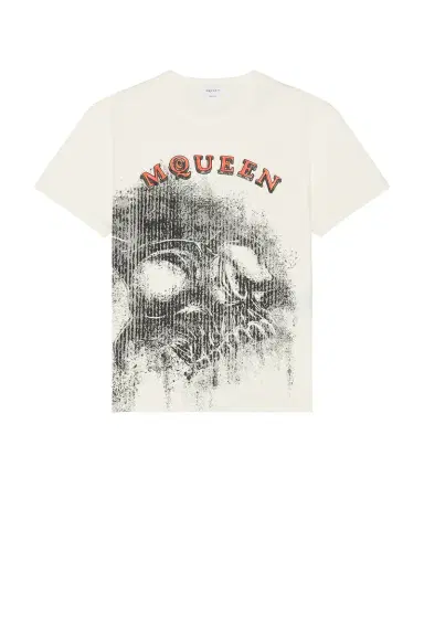 Alexander McQueen Spray Skull Print Tee Shirt | Thumbnail 4 Alexander McQueen Spray Skull Print Tee Shirt | Thumbnail 4