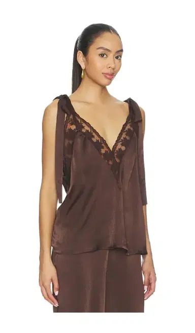 Bardot Aubrey Tie Strap Cami | Thumbnail 2 Bardot Aubrey Tie Strap Cami | Thumbnail 2